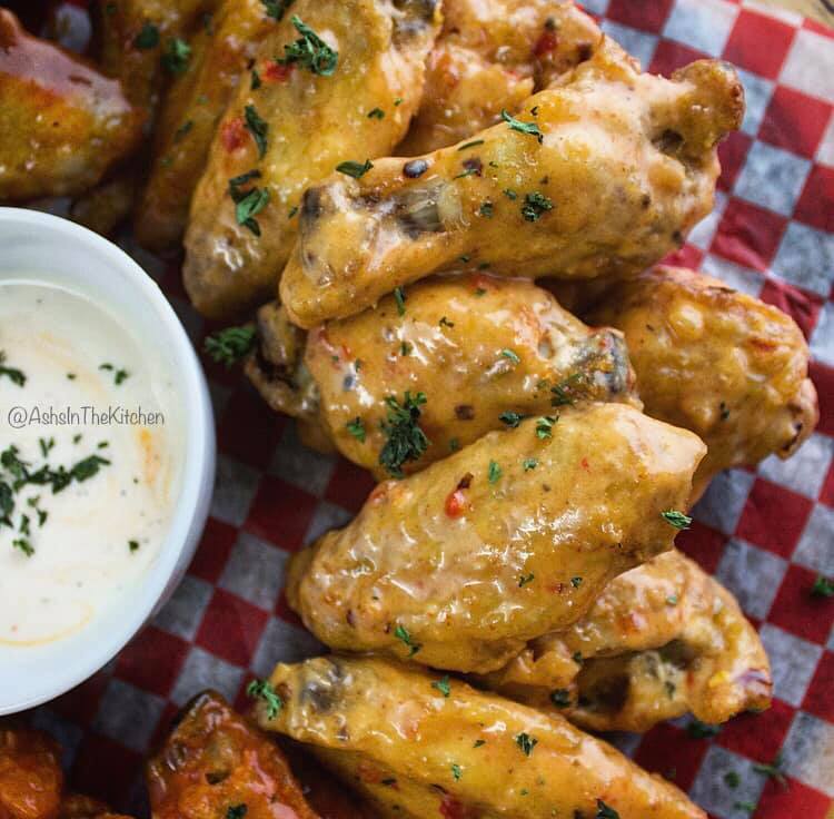 Creamy Sweet Chile Wings Recipe by Ash's In The Kitchen